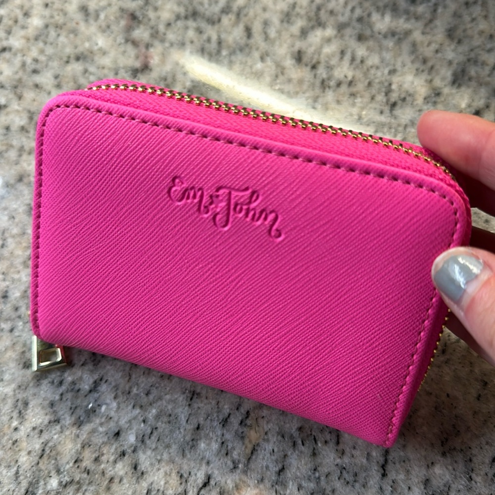 Em& John Hot Pink Card Holder